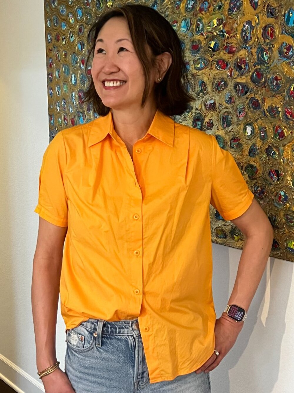 Anonyme Designers Apricot Sasha Talf Shirt